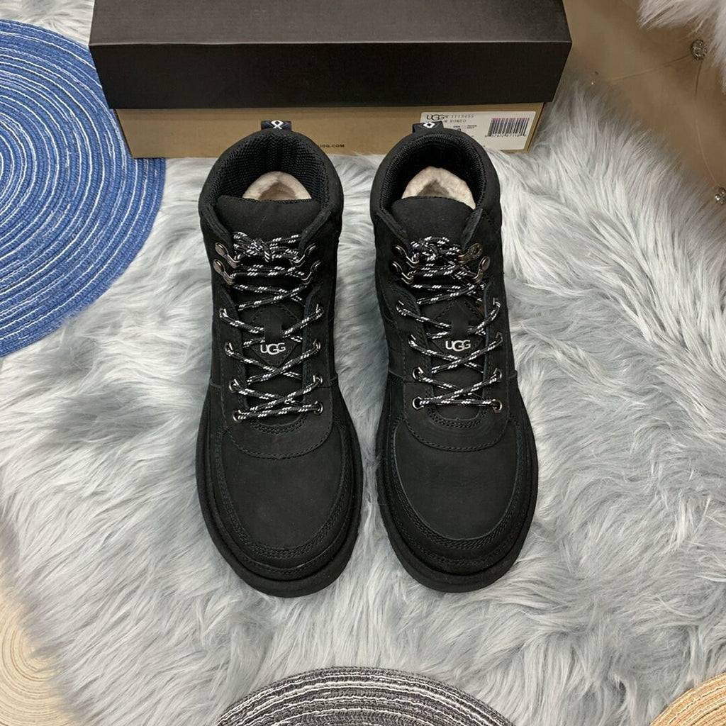 2991 Men's Black Lace-Up Casual Shoes