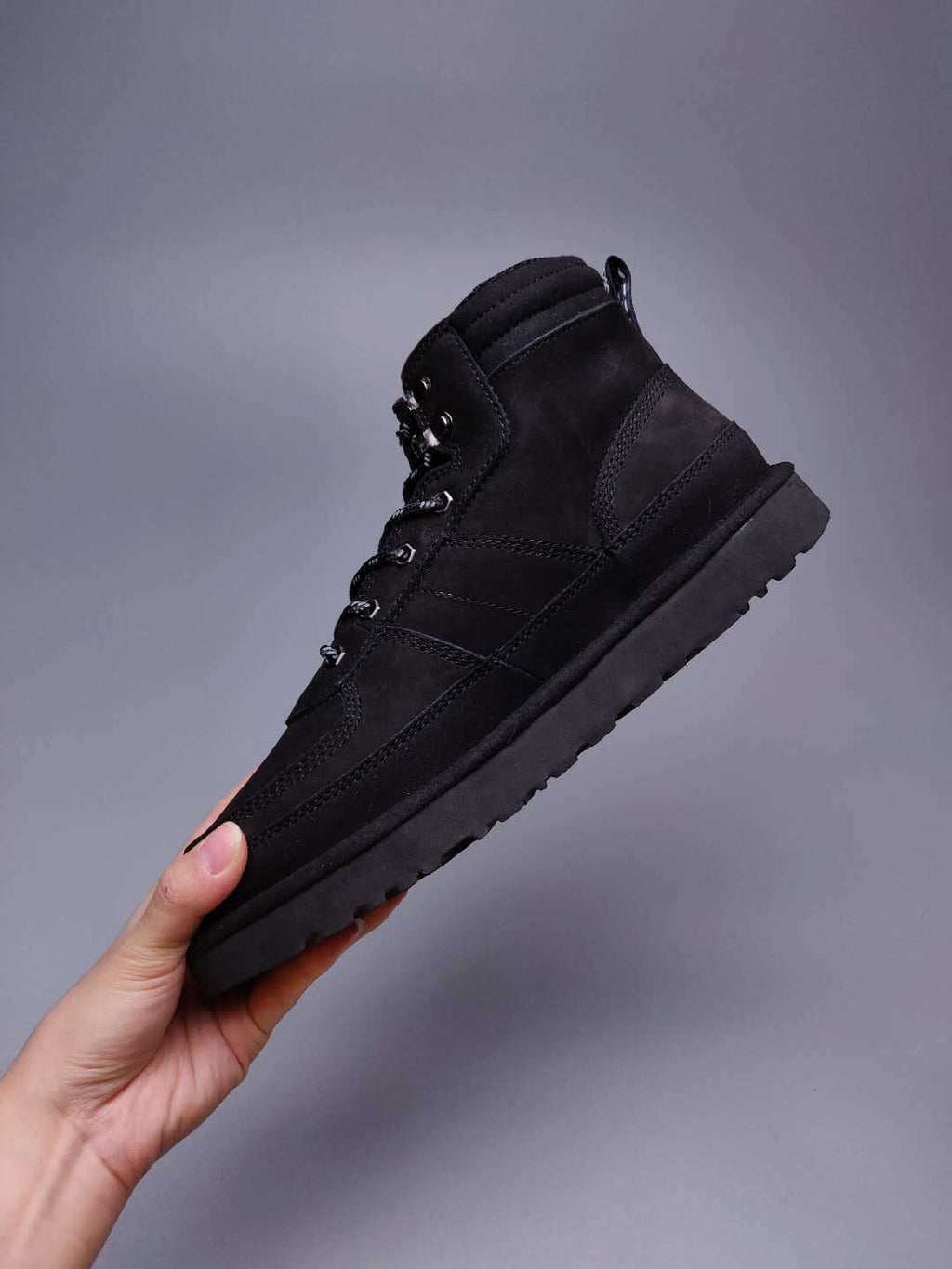 2991 Men's Black Lace-Up Casual Shoes
