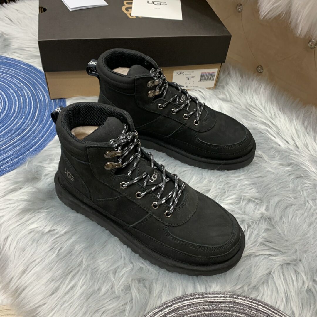 2991 Men's Black Lace-Up Casual Shoes