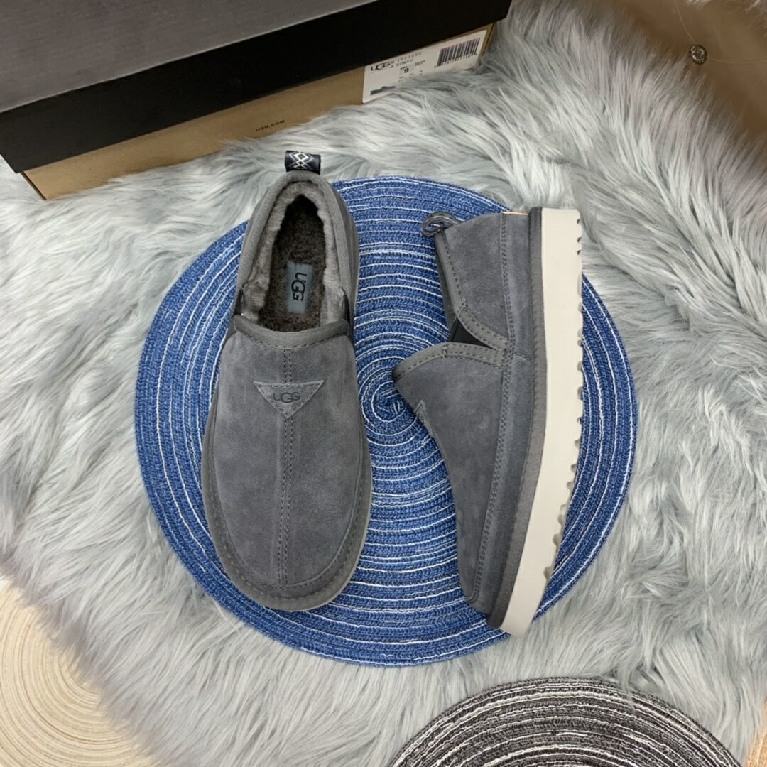 3455 Men's Gray Low-Top Slip-On Shoes