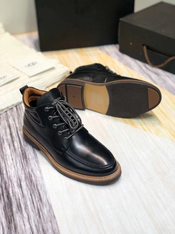 Classic Black Leather Shoes – 0726-1