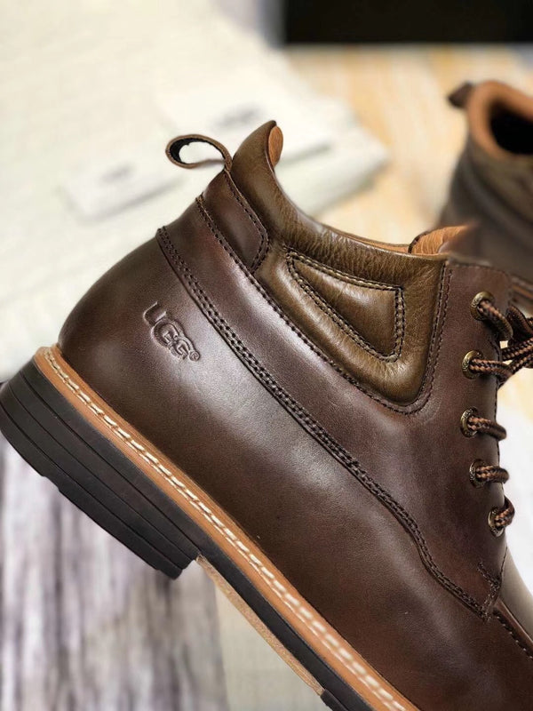 Classic Chocolate Brown Leather Shoes – 0726-1