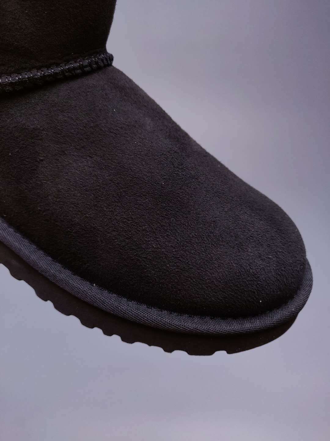 2480 Black Side-Zip Mid-Calf Boots