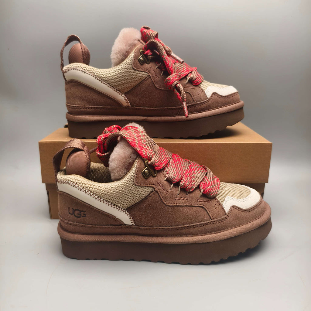 4032 Unisex Antelope Brown Mesh Casual Sneakers