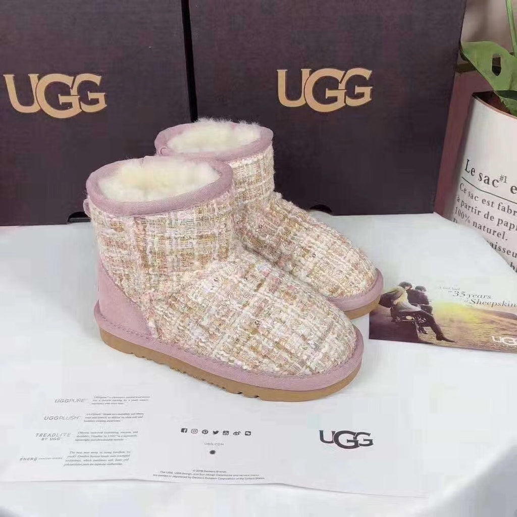 5854 Kids' Chic Pink Snow Boots