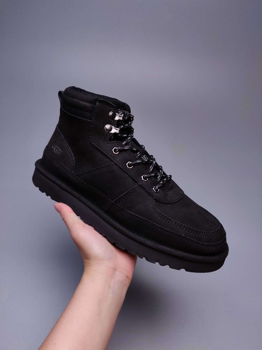 2991 Men's Black Lace-Up Casual Shoes