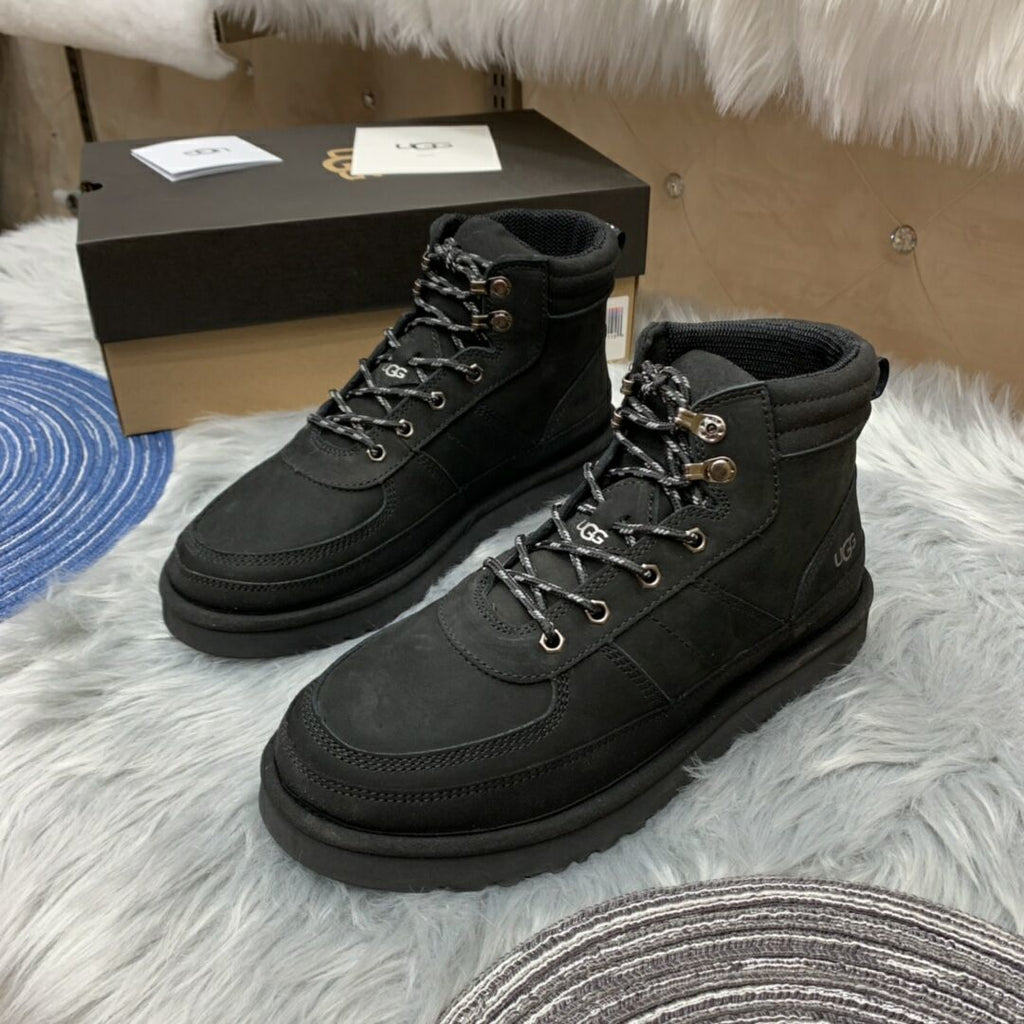2991 Men's Black Lace-Up Casual Shoes