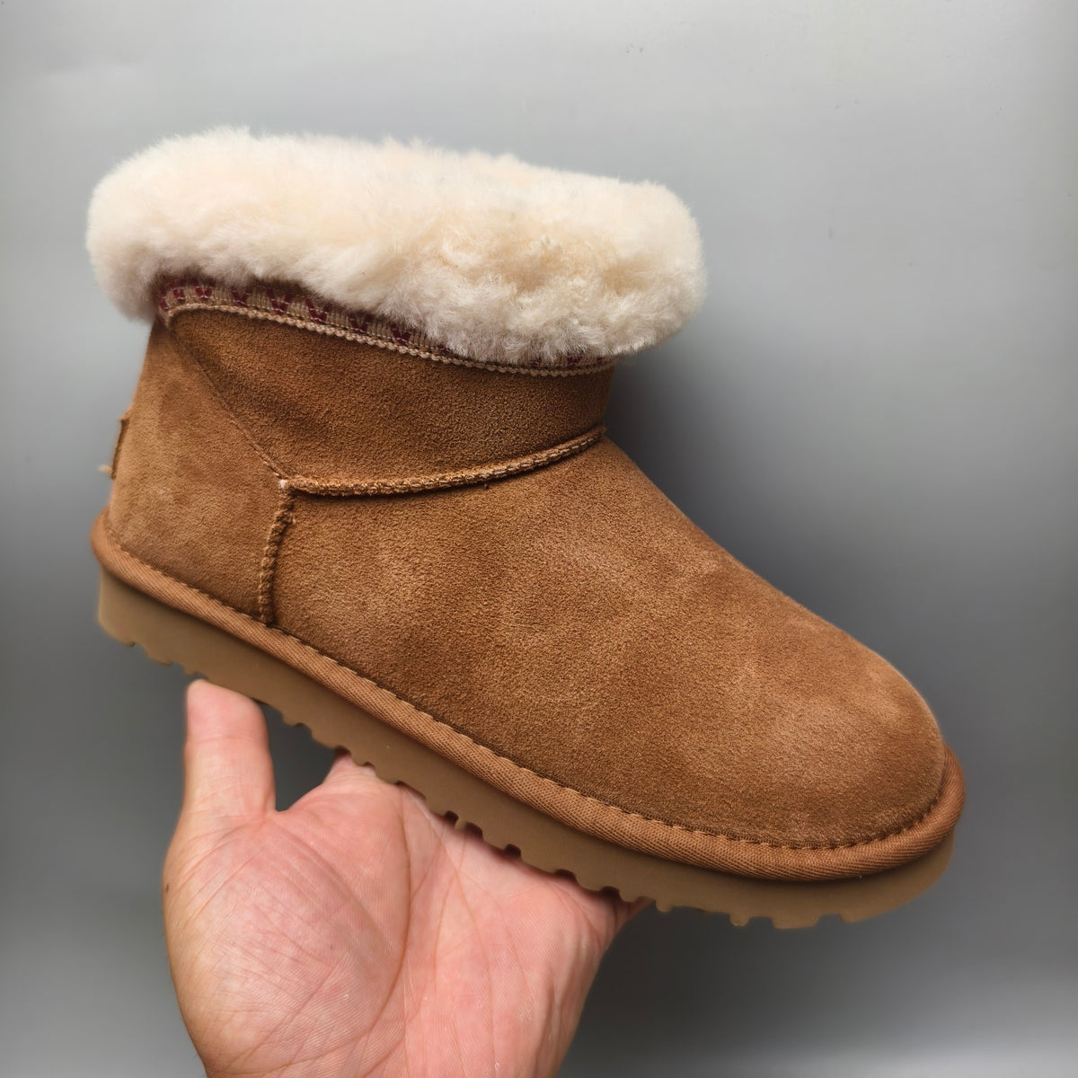 4496 Chestnut Folk-Inspired Low-Top Casual Shoes