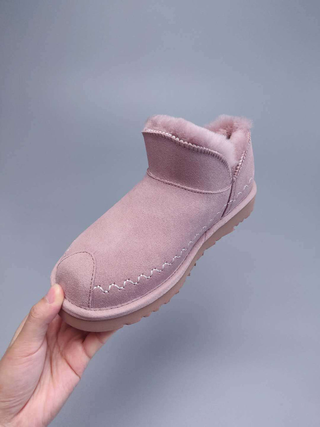 Muted Pink Ankle Boots – 0888