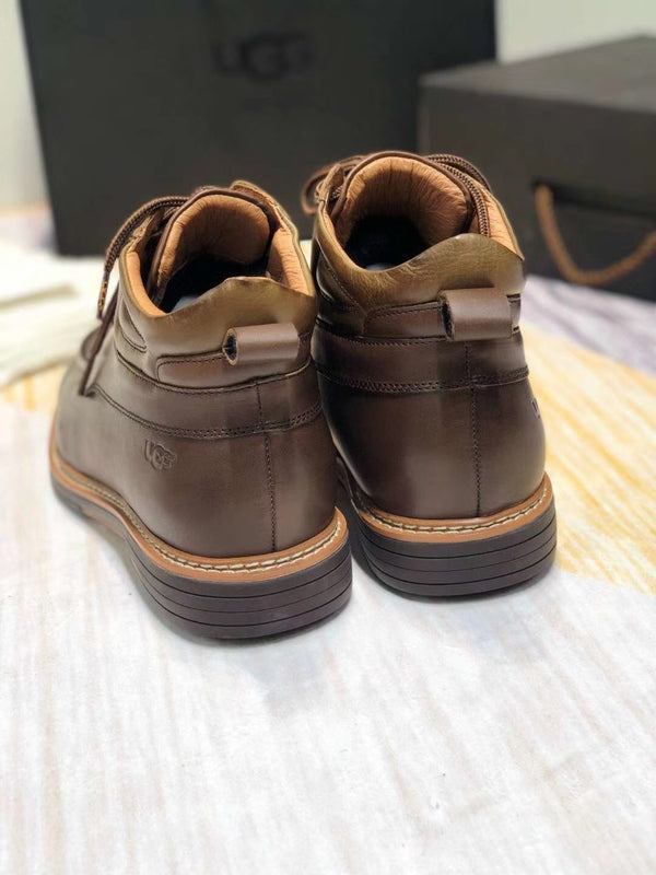Classic Chocolate Brown Leather Shoes – 0726-1