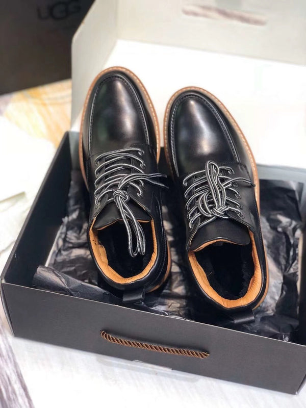 Classic Black Leather Shoes – 0726-1