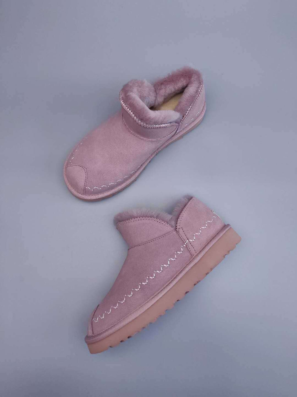 Muted Pink Ankle Boots – 0888