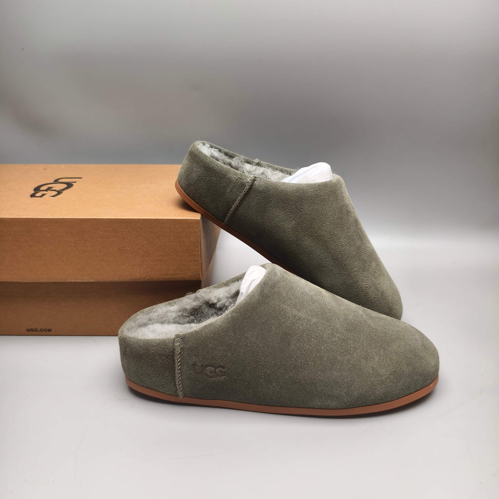 1390 Green Slip-On Casual House Shoes