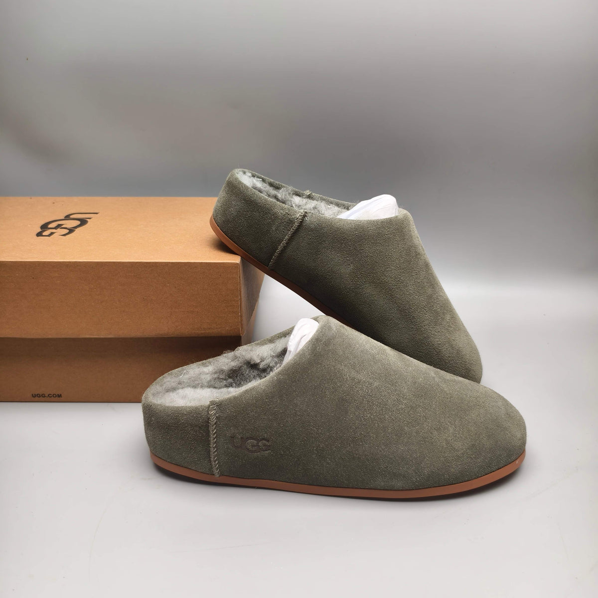 1390 Green Slip-On Casual House Shoes