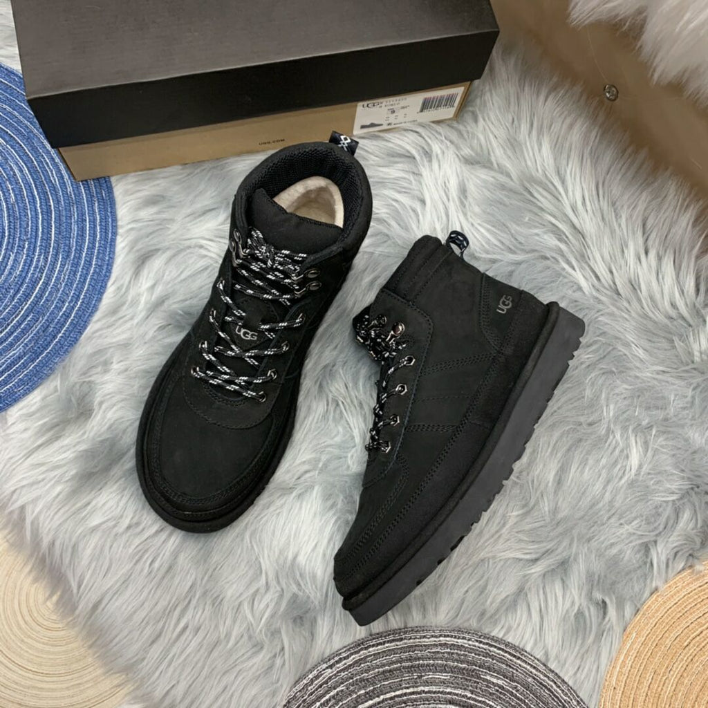 2991 Men's Black Lace-Up Casual Shoes