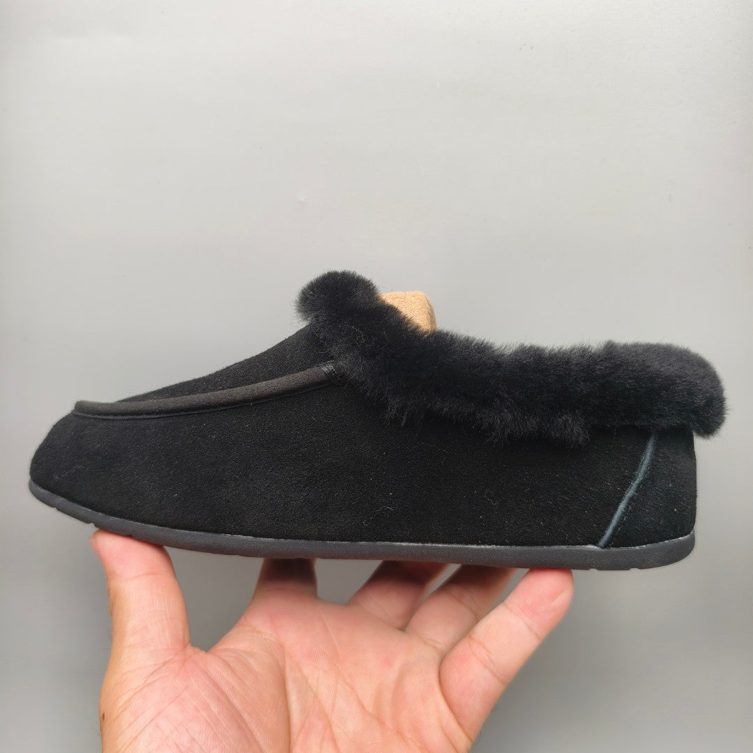 1391 Black Slip-On Casual House Shoes