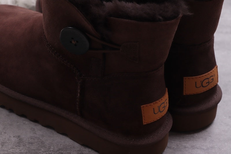 6422 W Mini Bailey Button II Coffee Brown Shoes