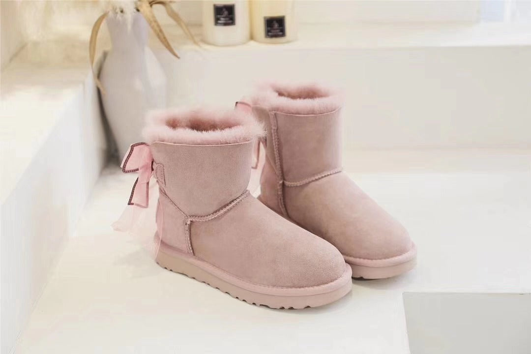 6503 Dusk Pink Three-Way Snow Boots