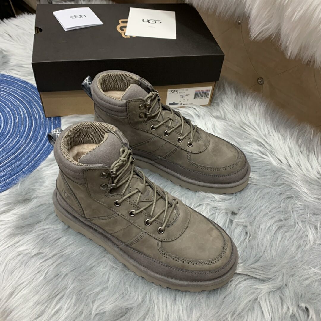 2991 Men's Gray Lace-Up Casual Shoes