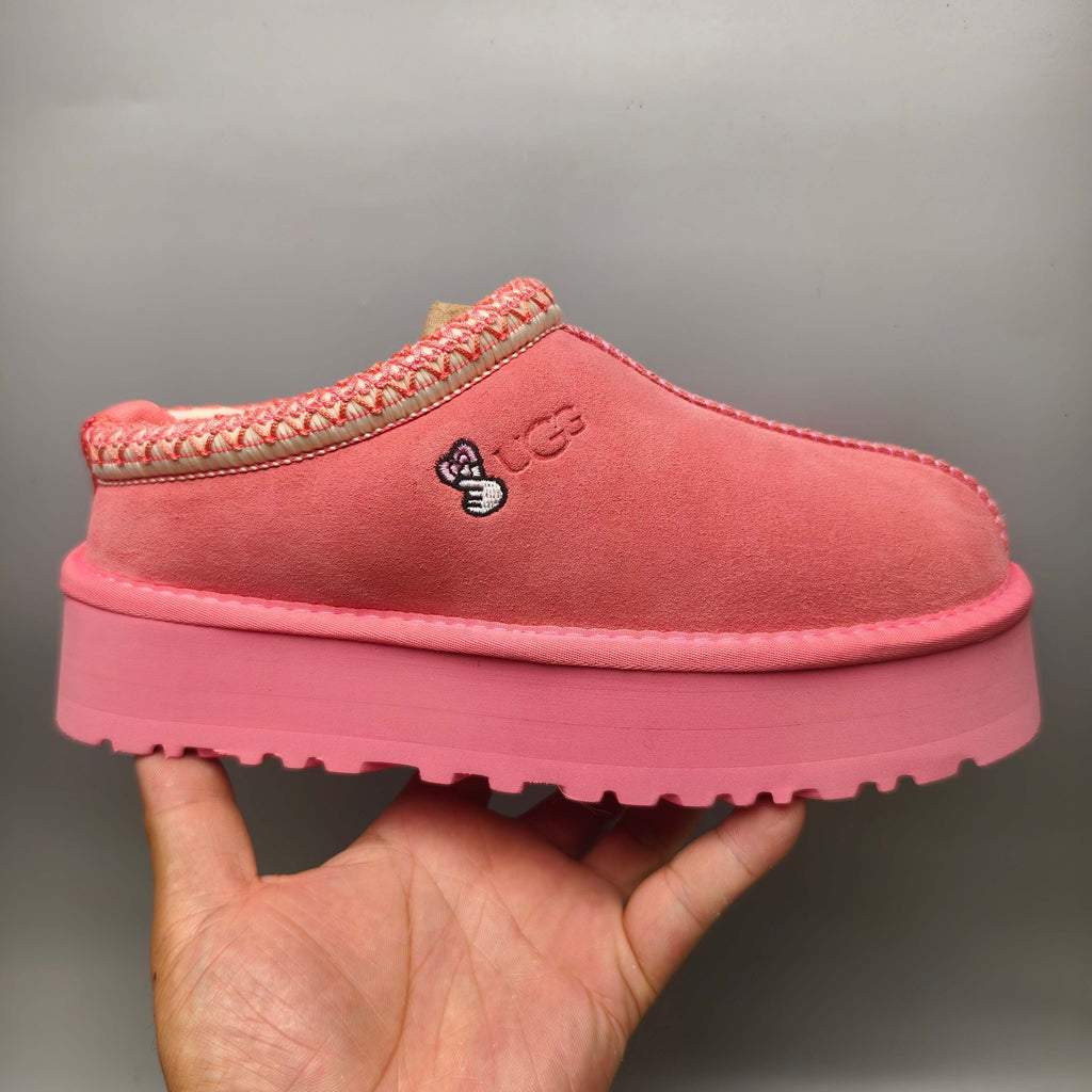 2553 / 2130 Fuchsia Folk-Inspired Platform Casual Shoes