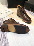 Classic Chocolate Brown Leather Shoes – 0726-1
