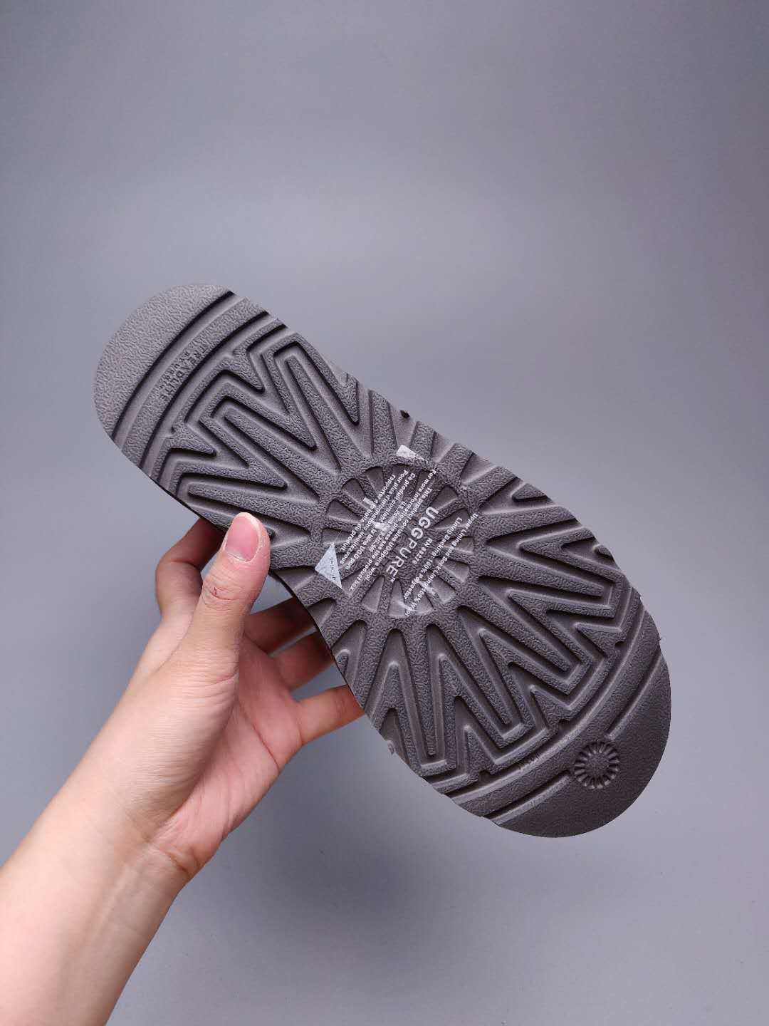 2480 Gray Side-Zip Mid-Calf Boots