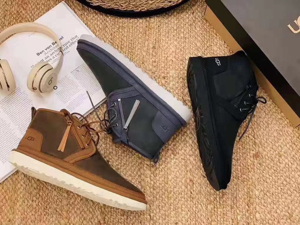 3883 Neum Chestnut Zip-Up Shoes
