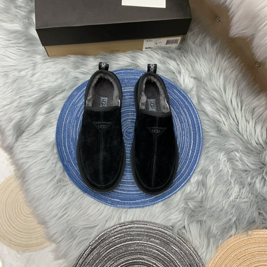 3455 Men's Black Low-Top Slip-On Shoes