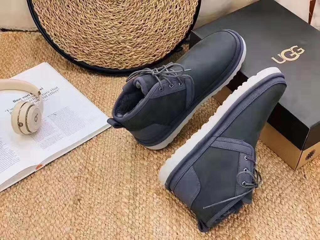 3883 Neum Dark Gray Zip-Up Shoes
