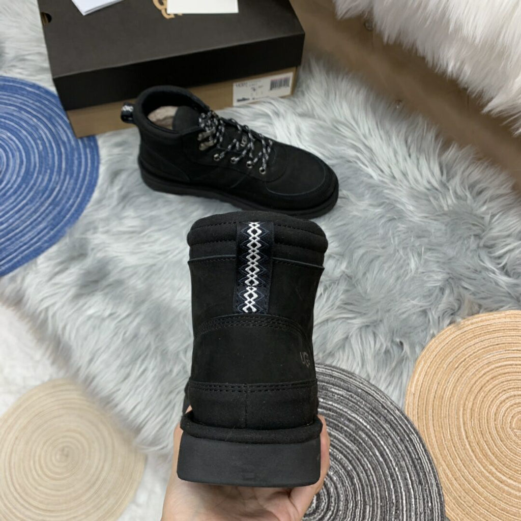 2991 Men's Black Lace-Up Casual Shoes