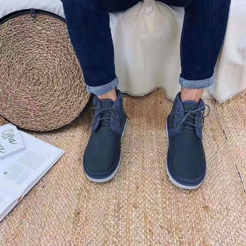 3883 Neum Dark Gray Zip-Up Shoes