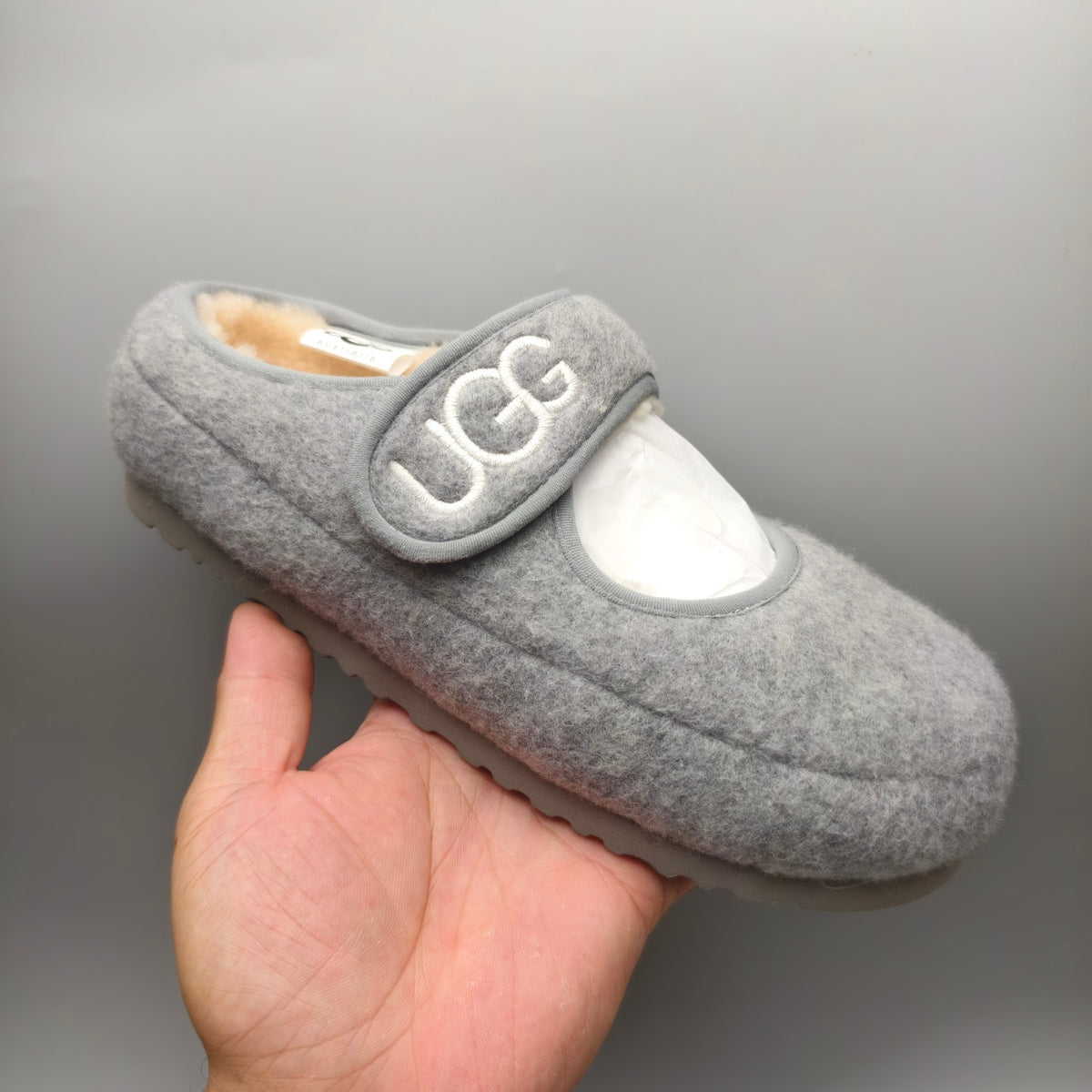 5097 Gray Ultra-Lightweight Mary Jane Casual Shoes