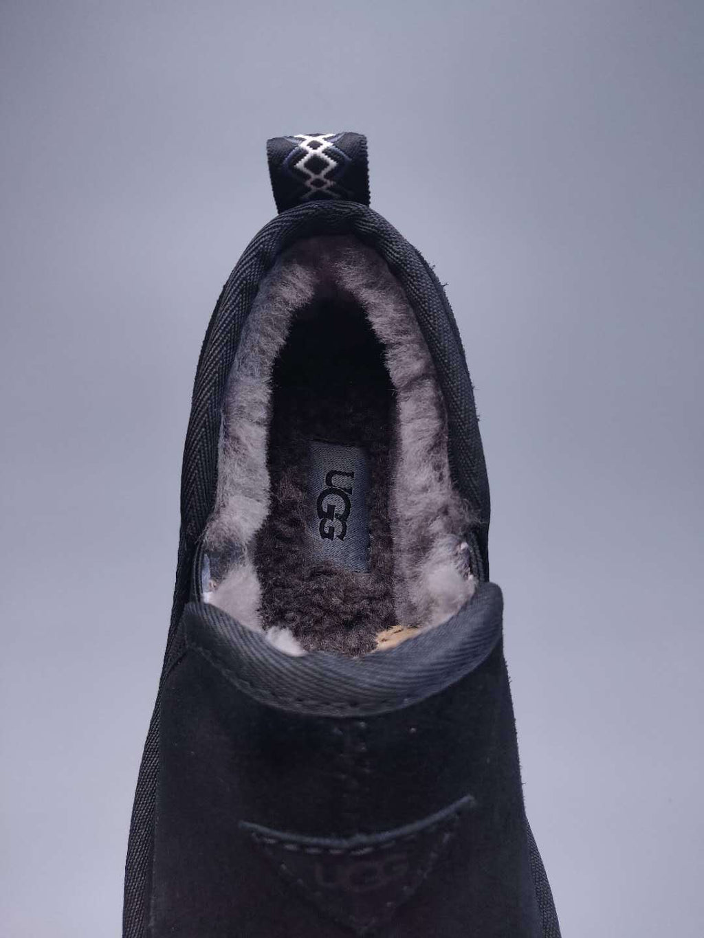 3455 Men's Black Low-Top Slip-On Shoes