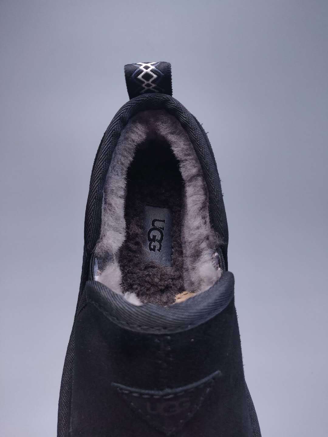 3455 Men's Black Low-Top Slip-On Shoes