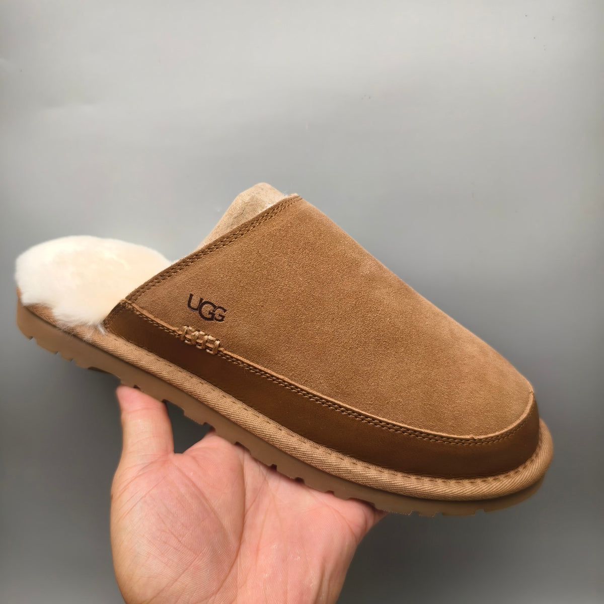 4585 Men's Chestnut Ultra-Lightweight Fluffy Casual Slippers