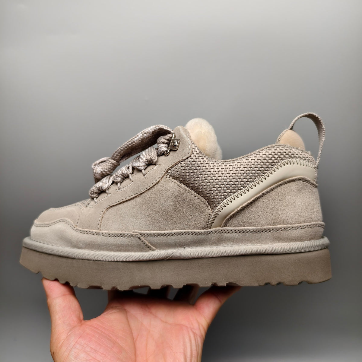 4032 Unisex Gray Mesh Casual Sneakers
