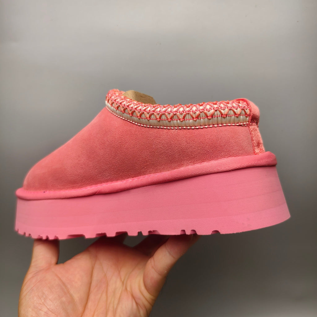 2553 / 2130 Fuchsia Folk-Inspired Platform Casual Shoes