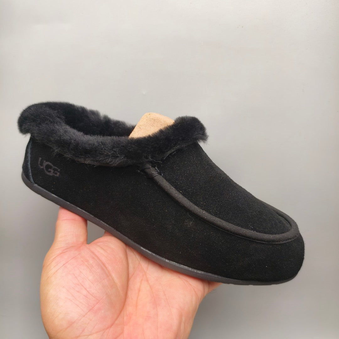 1391 Black Slip-On Casual House Shoes