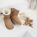 6503 Chestnut Brown Three-Way Snow Boots
