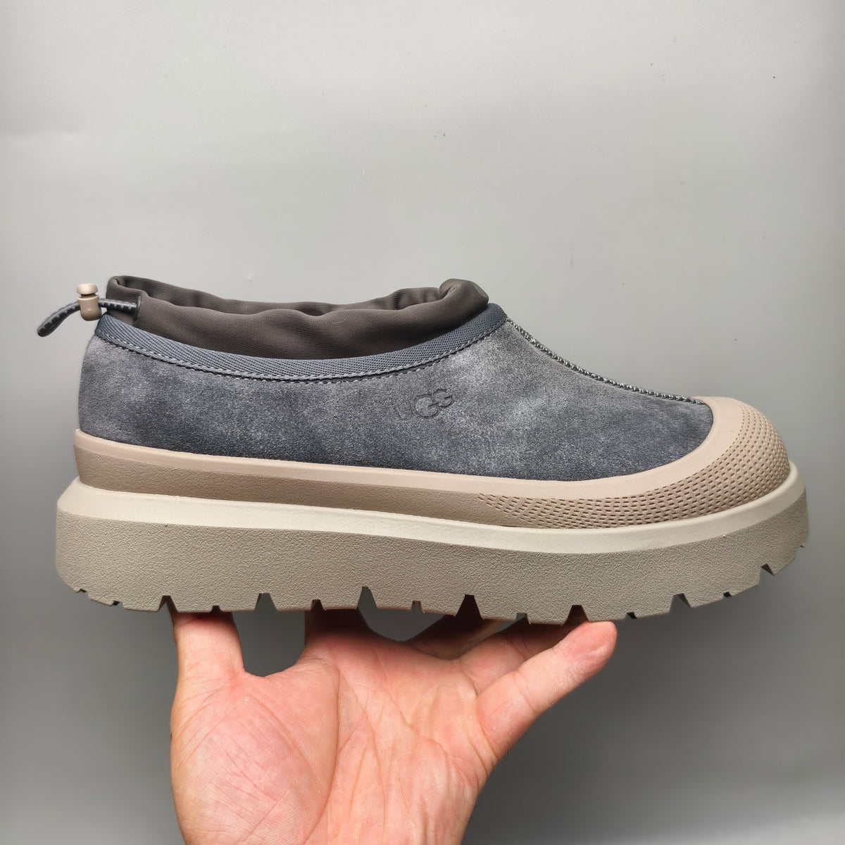 4096 Dark Gray Slip-On Casual Shoes