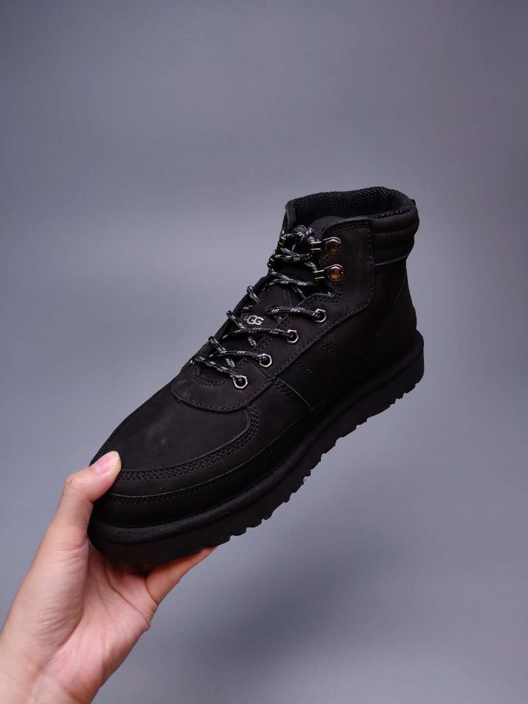 2991 Men's Black Lace-Up Casual Shoes