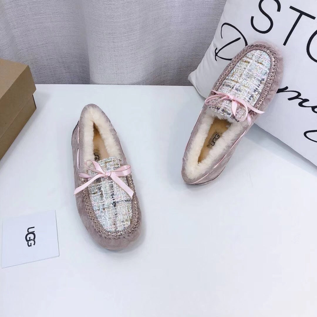 5623 Dusk Pink Chic Moccasin-Style Loafers