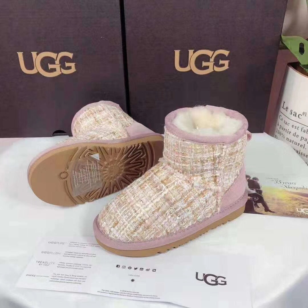 5854 Kids' Chic Pink Snow Boots