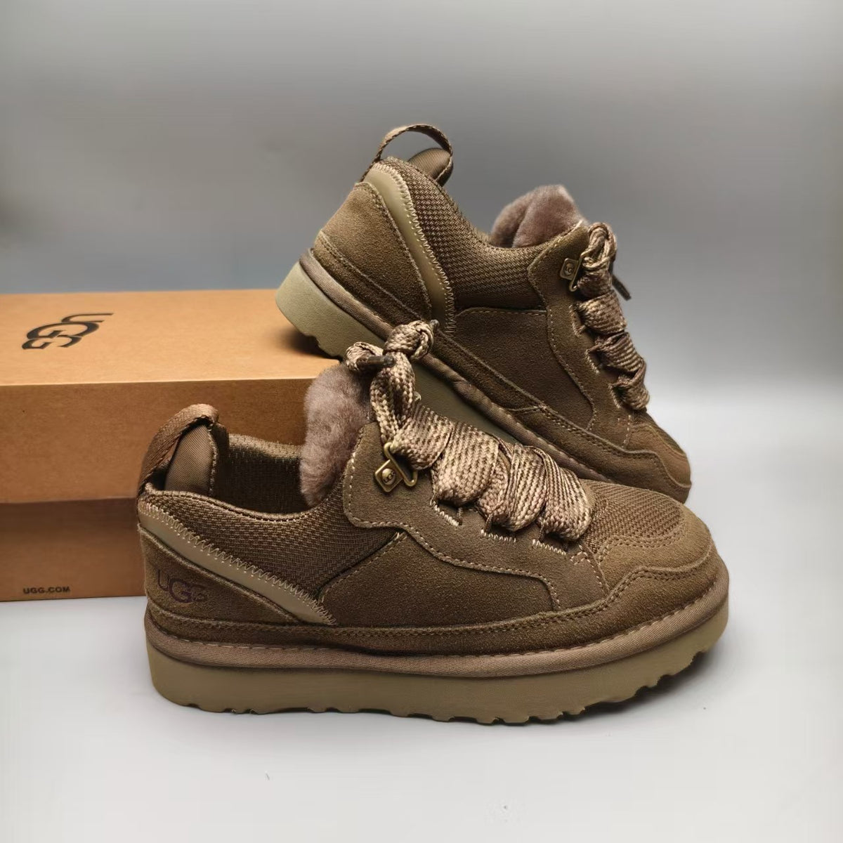 4032 Unisex Walnut Mesh Casual Sneakers