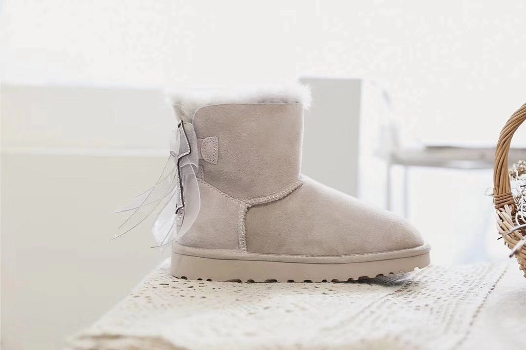 6503 Diamond Gray Three-Way Snow Boots