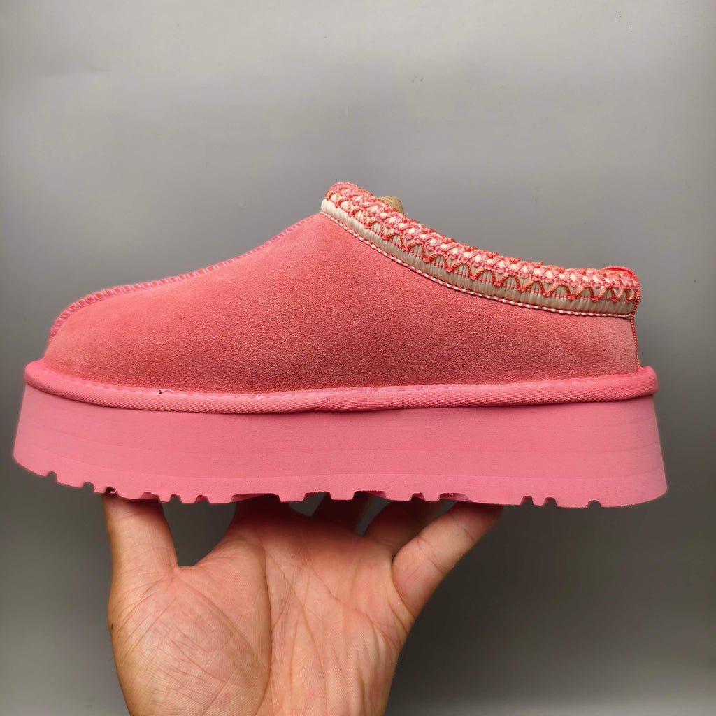 2553 / 2130 Fuchsia Folk-Inspired Platform Casual Shoes