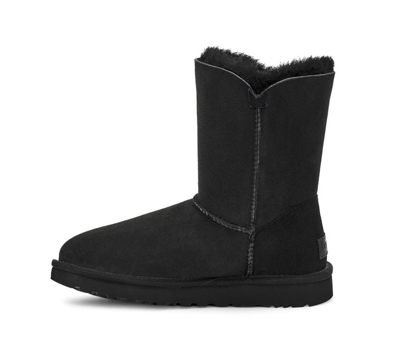 2480 Black Side-Zip Mid-Calf Boots