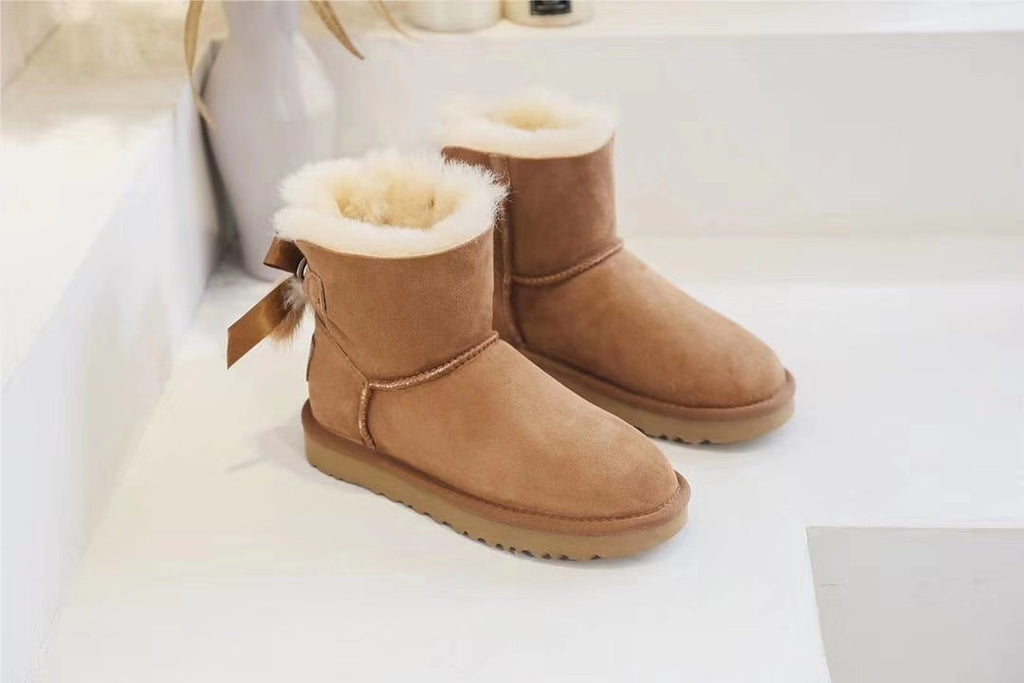 6503 Chestnut Brown Three-Way Snow Boots