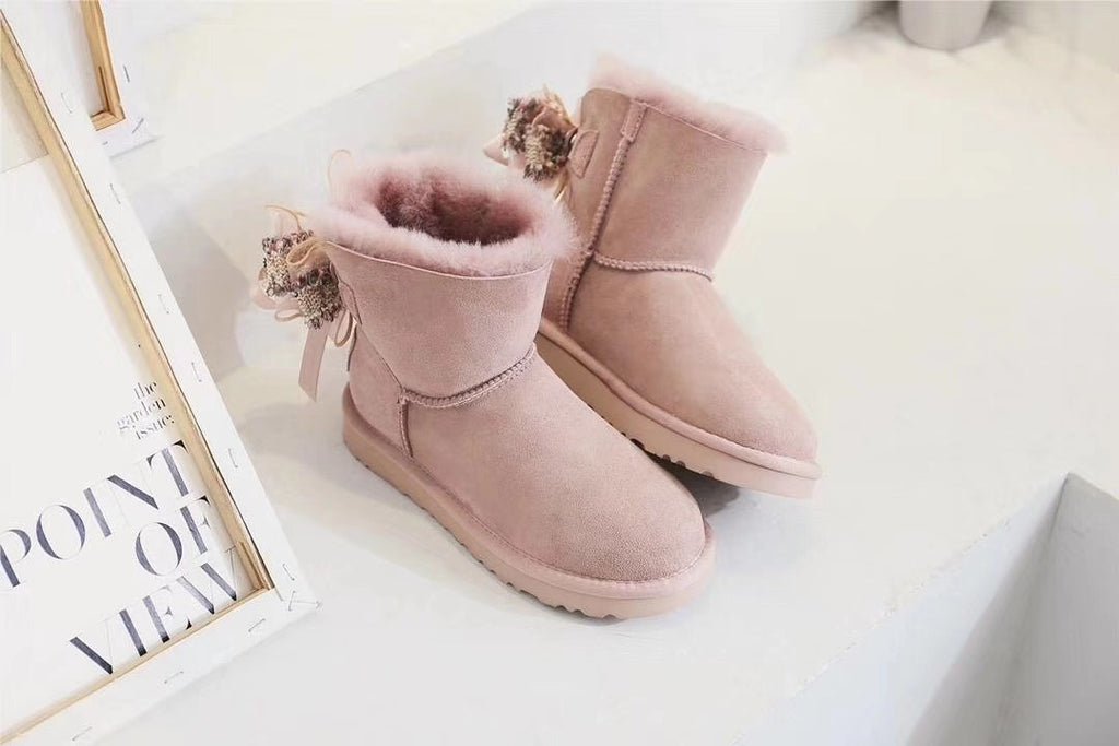6503 Dusk Pink Three-Way Snow Boots