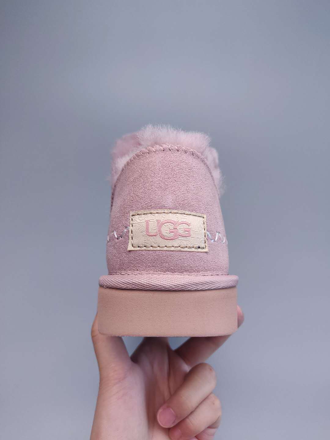 Muted Pink Ankle Boots – 0888